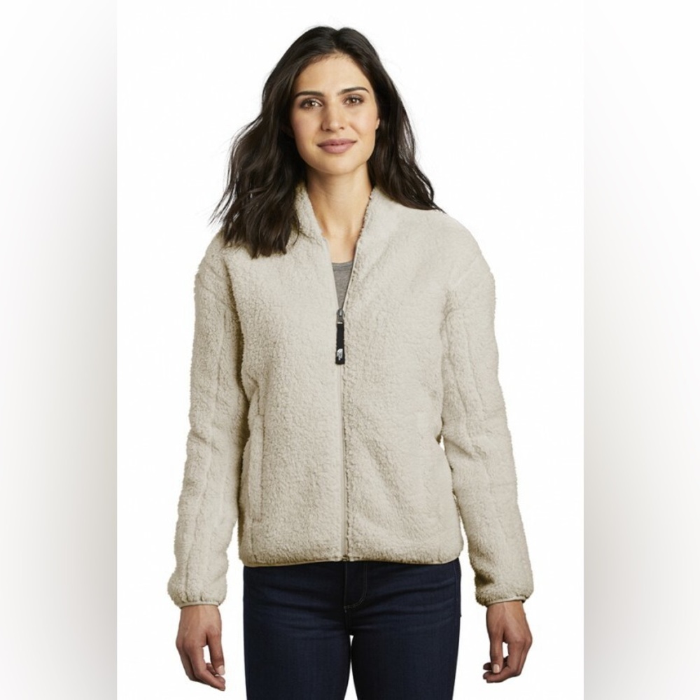 NWOT The North Face Ladies High Loft Fleece, Teddy Zip-up Jacket | Size M